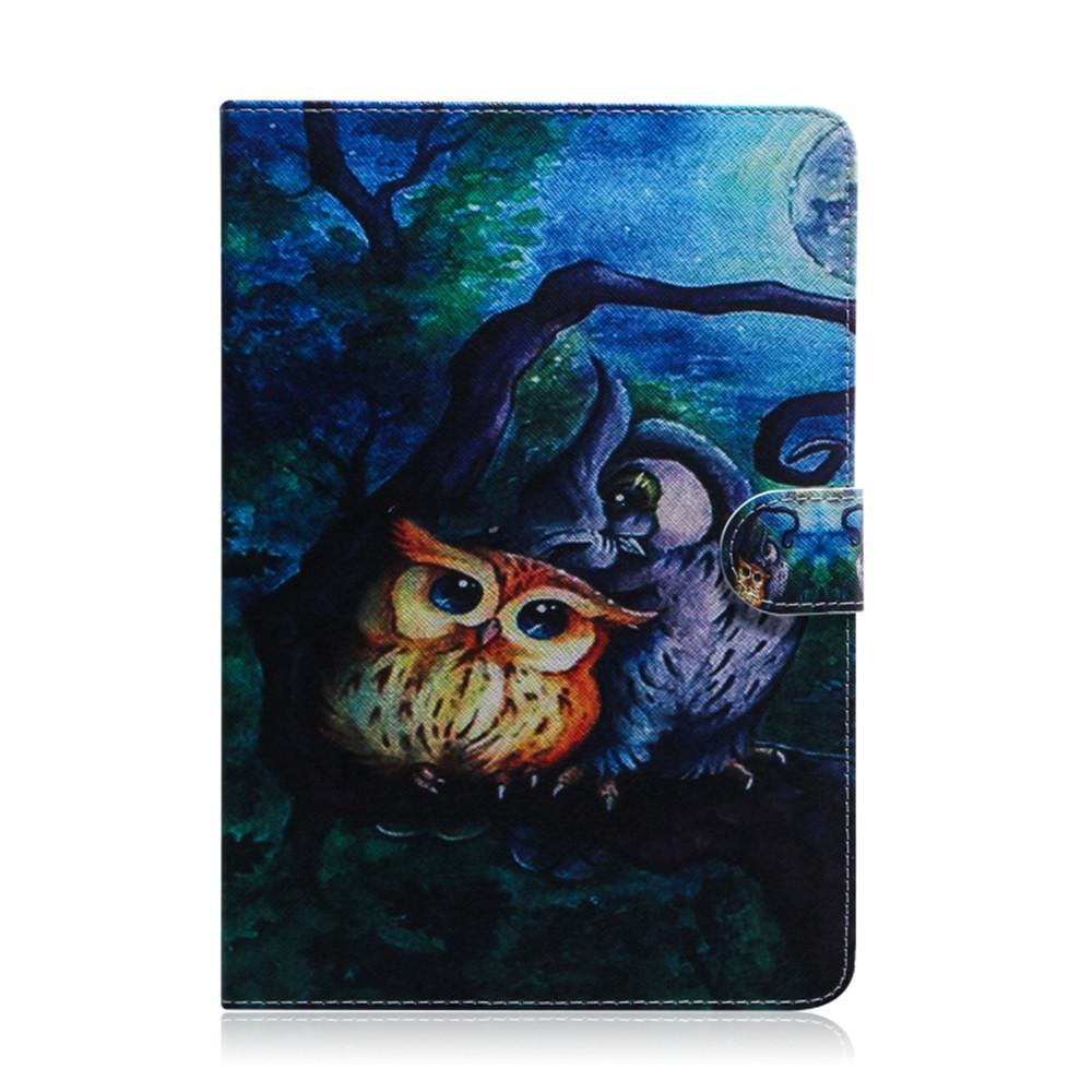 Oil Owl Pattern Horizontal Flip Leather Case for Galaxy Tab S5E T720 / T725, with Holder & Card Slot & Wallet