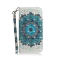 3D Colored Drawing Peacock Wreath Pattern Horizontal Flip Leather Case for Asus ZB601KL, with Holder & Card Slots & Wallet