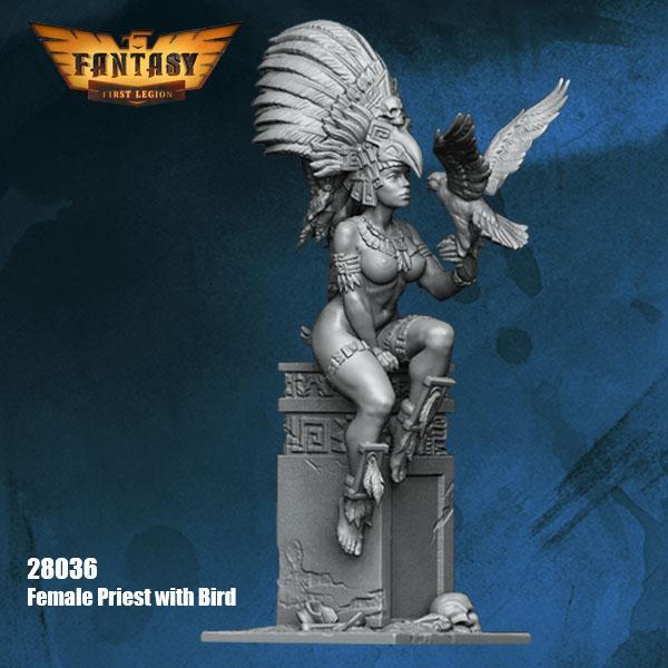 First Legion 28036 Female Priest with Bird