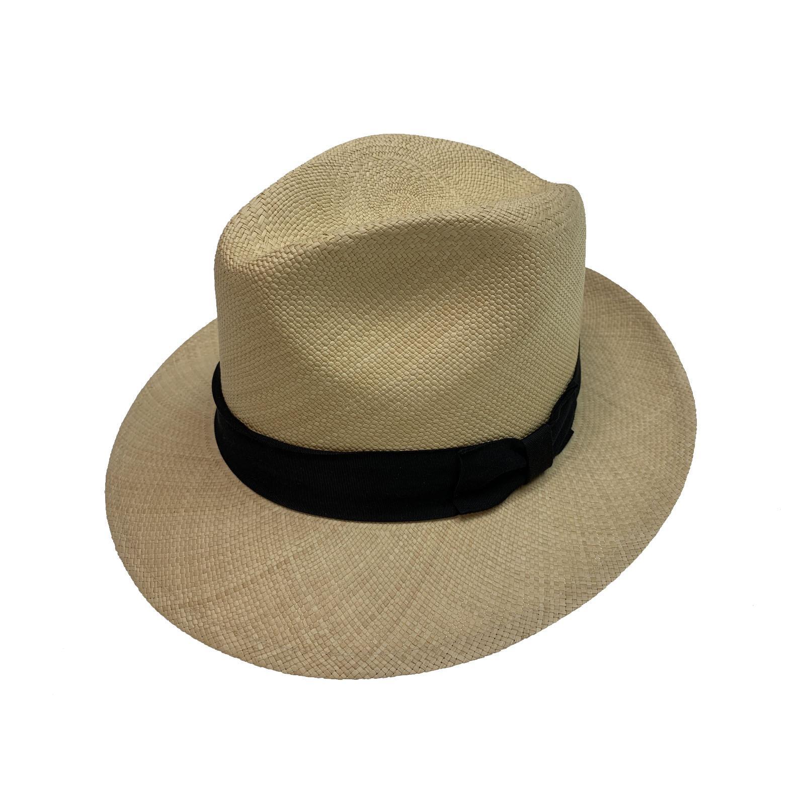Ecuadorian Mens Straw Hat Straw MADE IN USA Fine Genuine Panama - Medium (7 - 7 1/8")