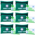 6x Mini First Aid Kit 258pcs Total Emergency Medical Travel Pocket Set Family Home Car