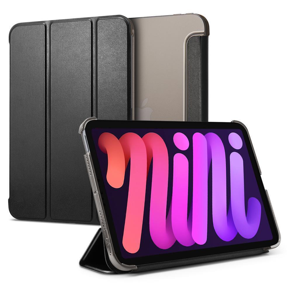 iPad mini 6 (8.3-inch) 2021 Case, Genuine SPIGEN Smart Fold Auto wake Stand Cover for Apple - Black