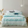 Logan and Mason Sunday Spring Quilt Cover Set- King Size