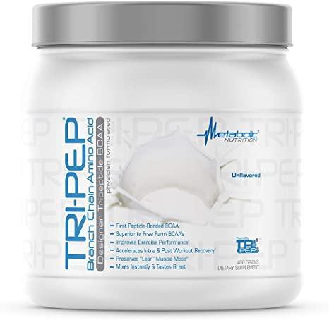 Metabolic Nutrition Tri-Pep Branch Chain Amino Acid Tripeptide BCAA Unflavoured 400g