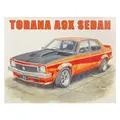 Holden Torana A9X Sedan Sign 40.5 x 31.5cm