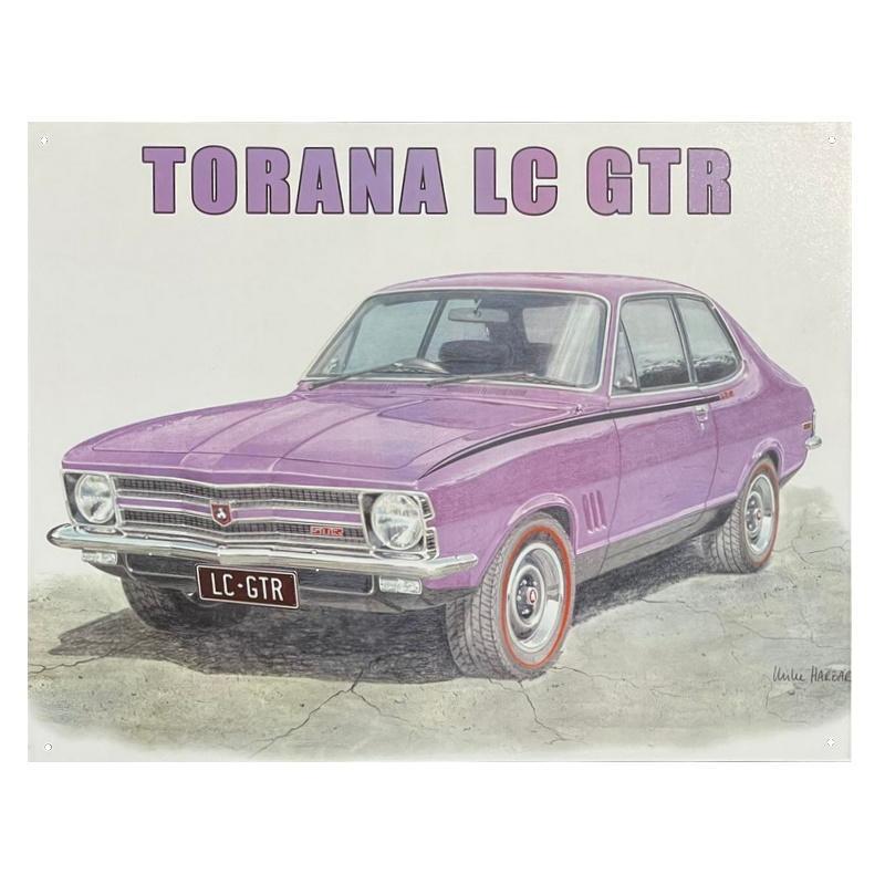 Holden Torana LC GTR Sign 40.5 x 31.5cm