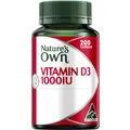 Natures Own Vitamin D3 1000IU 200 Caps