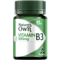 Natures Own Vitamin B3 500mg 60Tabs