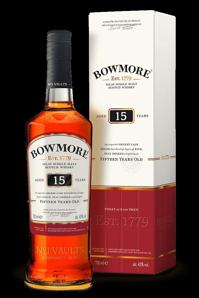 Bowmore 15 Year Old Islay Single Malt Scotch Whisky 700ml