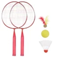 Badminton Tennis Rackets Balls Set Children Kids Outdoor