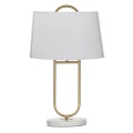 Bennesse Table Lamp Bedside Light Desk Kitchen Lamp Decor White/Brass Tone
