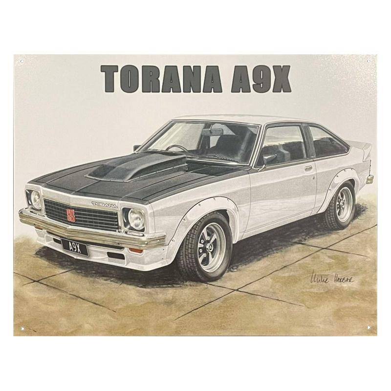 Holden Torana A9X Sign 40.5 x 31.5cm