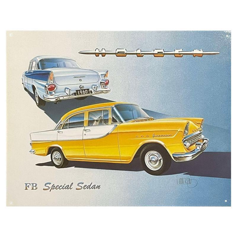 1960 FB Holden Sign 40.5 x 31.5cm