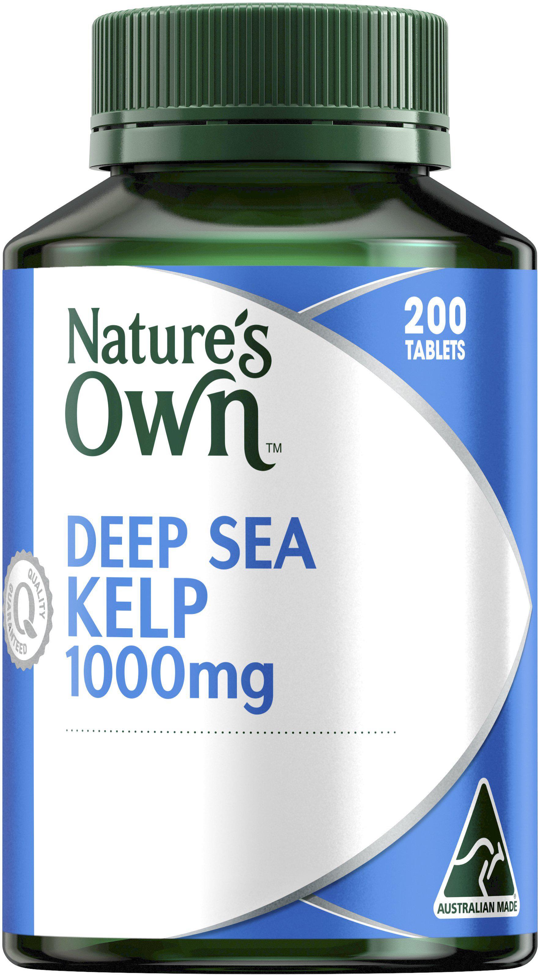 Natures Own Deep Sea Kelp 1000mg 200 Tabs