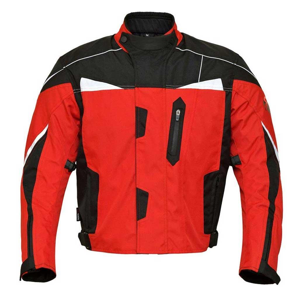 RIDERACT Mens Motorcycle Jacket Waterproof Cordura Motorbike Jacket Evolve Biker Gear CE Armored - M