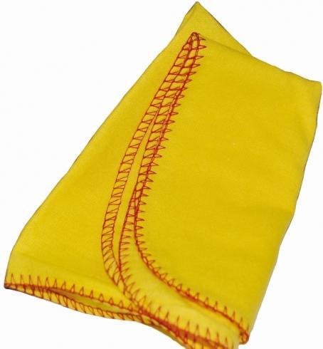 New Edco Cleaning Polishing Cloth Unwrapped - Yellow Single