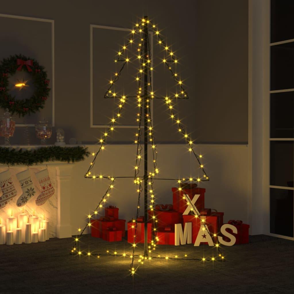 Christmas Cone Tree 200 LEDs Indoor and Outdoor 98x150 cm vidaXL
