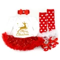 GoodGoods Toddler Baby Girl Printing Christmas Long Sleeves Xmas Cute Sets Outfit Gifts (# 2,XL)