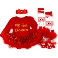 GoodGoods Toddler Baby Girl Printing Christmas Long Sleeves Xmas Cute Sets Outfit Gifts (# 3,L)