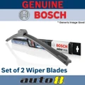 Bosch Aerotwin Wiper Blade Set for Fiat Doblo Cargo 1.4L Petrol 2010 - 2017
