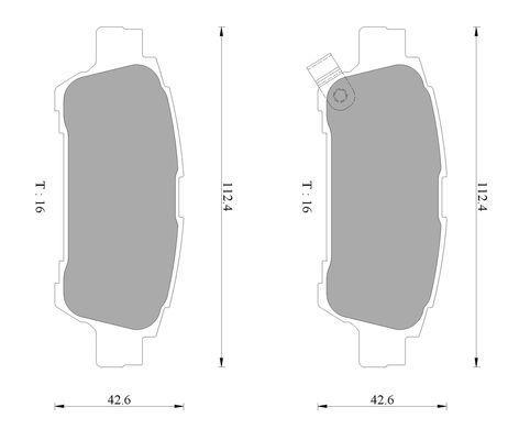 Bosch Rear Brake Pads for Toyota Avensis M2 2L Petrol 1AZFE 2001 - 2003
