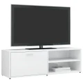TV Cabinet High Gloss White 120x34x37 cm Engineered Wood vidaXL