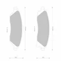 Bosch Front Brake Pads for Holden Barina XC 1.4L Petrol Z14XE 2001 - 2005