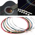 6Pcset Acoustic Guitar Strings Rainbow