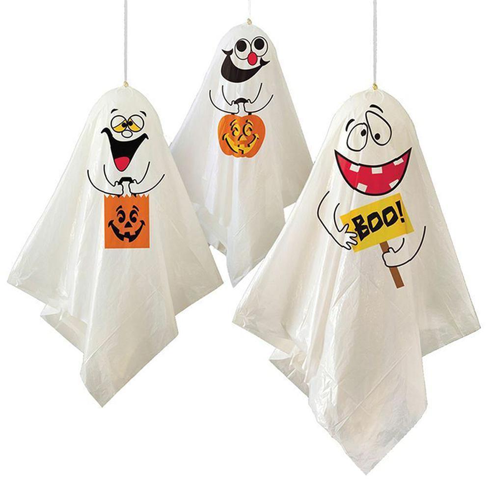Vicanber 3PC Halloween Haunted Hanging Ghost Decor Spooks Party Props Home Decorations