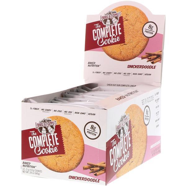 Lenny & Larry's, The COMPLETE Cookie, Snickerdoodle, 12 Cookies, 57 g Each