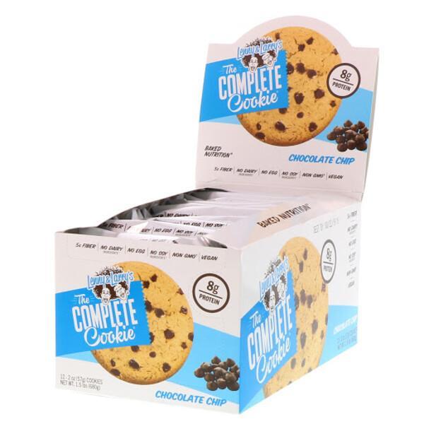 Lenny & Larry's, The COMPLETE Cookie, Chocolate Chip, 12 Cookies, 57 g Each