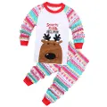 GoodGoods Kids Boys Girls Christmas Santa Long Sleeve Pyjamas Set Nightwear Sleepwear Xmas (# 5,7-8 Years)