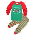Vicanber Children Kids Boys Girl Christmas Santa Pyjamas Set Xmas Top Sleepwear Nightwear (# 3,3-4 Years)