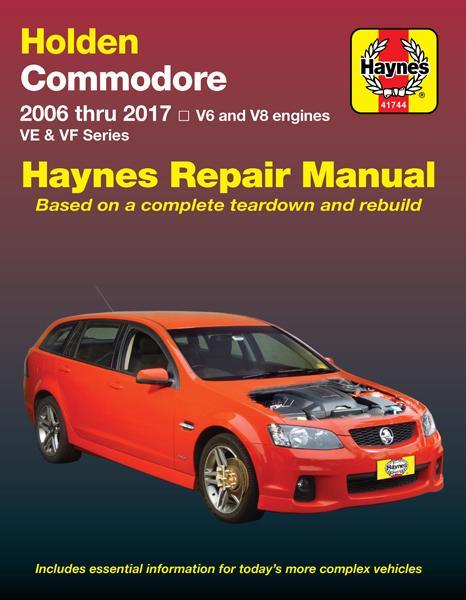 Holden Commodore VE, VF 2006-2017 Workshop Manual