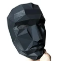 Vicanber Squid Game Mask Halloween TV Cosplay Horror Costume Masquerade Party Xmas Props (Black Management Staff)