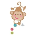 SuperShape XL Doo-Dads Fisher Price Baby Monkey Foil Balloon