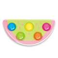 Vicanber Xmas Push Pop Popper Fidget Toy Bubble Sensory Toys Mini Fruit Stress Anxiety Relief Toy (Green Watermelon)