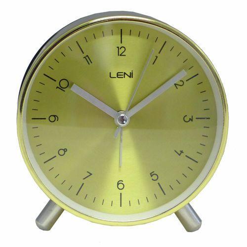 Leni Table Alarm Clock 11cm - Gold