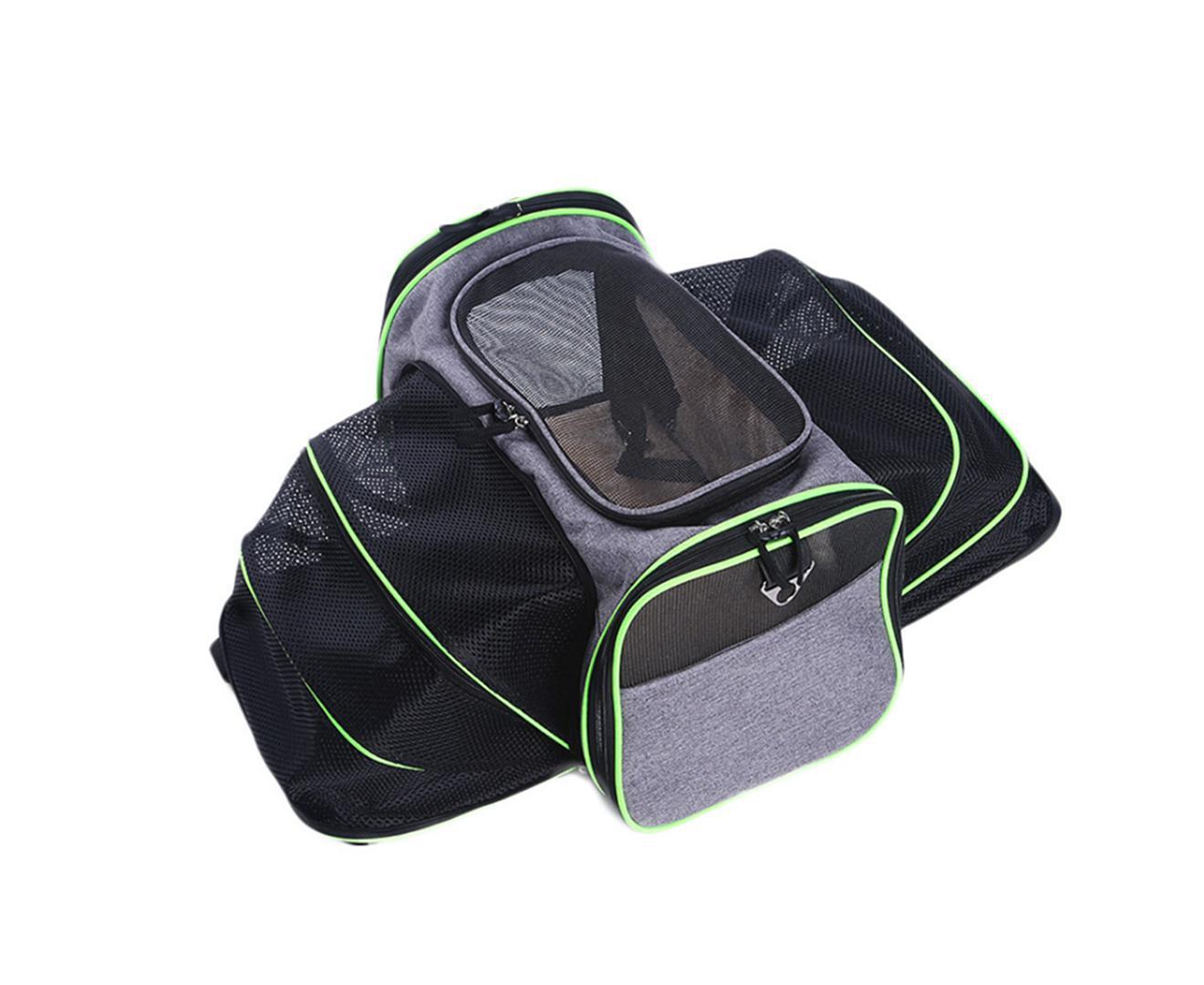 Pet bag Portable portable cat house foldable Backpack GREY