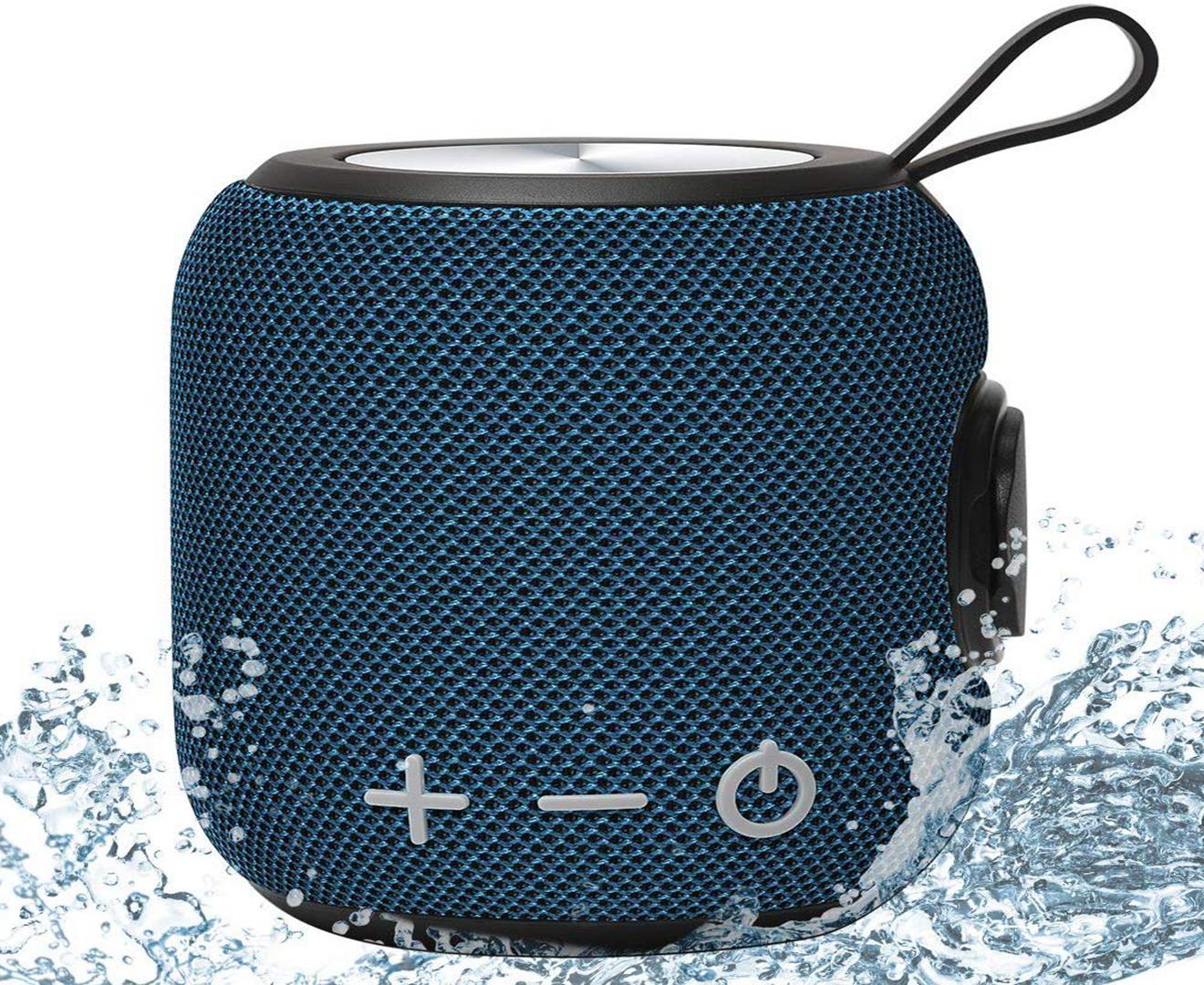 Portable Bluetooth Speaker,SANAG Bluetooth 5.0 Dual Pairing Loud Wireless Mini Speaker, 360 HD Surround Sound & Rich Stereo Bass,12H Playtime-Blue