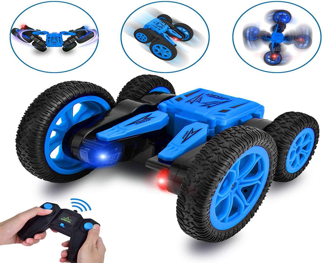 Remote Control Car RC Stunt Car Toys for 6-12 Years Old Boys Gift, 2.4Ghz 360°Flips Double Sided Rotating Tumbling Race Car Vehicles Kids Toy Cars