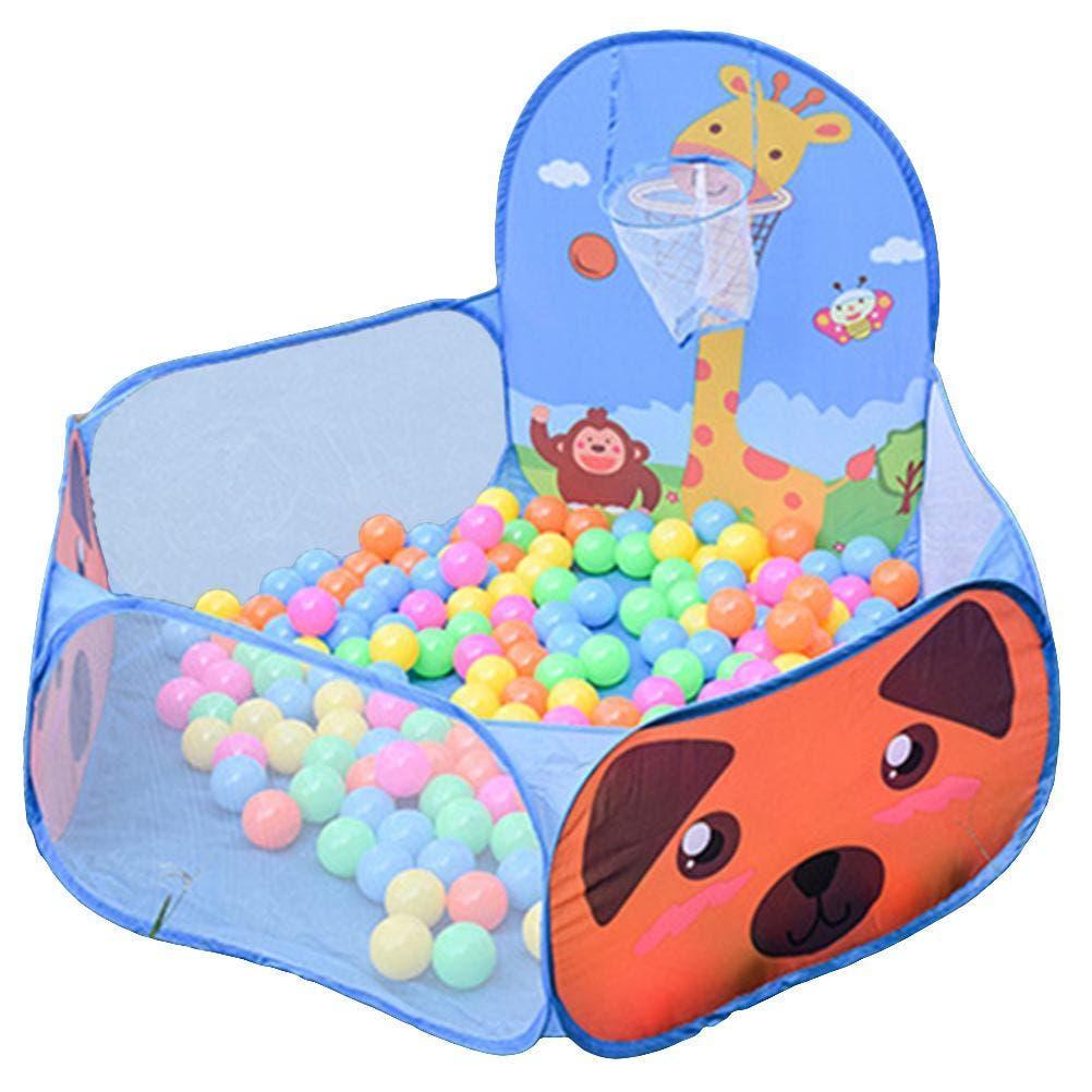 Kids Ball Pit Ball Tent Toddler Ball Pit with Basketball
