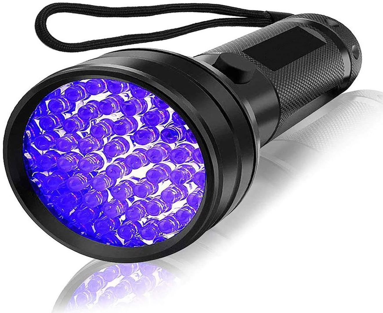UV Flashlight Black Light , 51 LED Blacklight Pet Urine Detector for Dog/Cat Urine,Dry Stains,Bed Bug, Matching with Pet Odor Eliminator