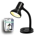 Sansai Student Desk Lamp/Flexible Neck Home/Office - Black