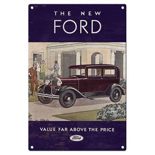 Ford Heritage Vintage Tin Street Sign