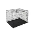 Dog Cage Crate Kennel Cat Collapsible Metal Cages 24"~ 48" Playpen [Size: XLarge42"]