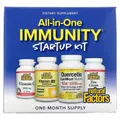 Natural Factors, All-In-One Immunity Startup Kit, Quercetin Lipomicel + Vitamin C & D + Zinc Citrate 4 Piece Kit