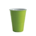 Miami Melamine Two Tone Cup Lime Green 400ml