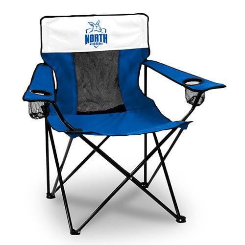 North Melbourne Kangaroos AFL Outdoor Camping Chair with Carry Bag