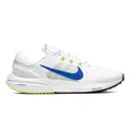 Nike Mens Air Zoom Vomero 15 - White Racer Running Gym Shoes - Blue Black - US 8